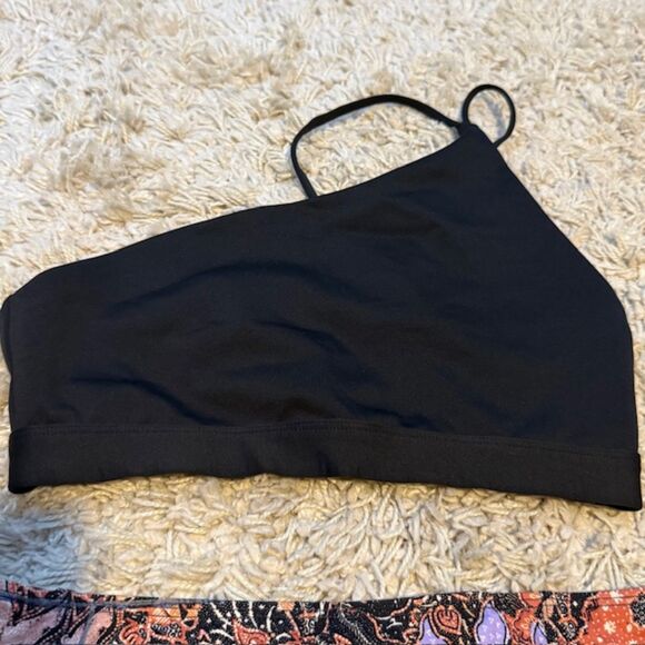 Ulla Johnson Black One Shoulder Top Batik Floral Bikini Bottoms S - Picture 2 of 8